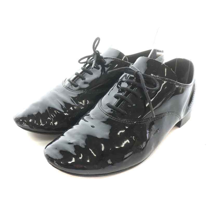 レペット Repetto シューズ レースアップ エナメル ローヒール チャン 