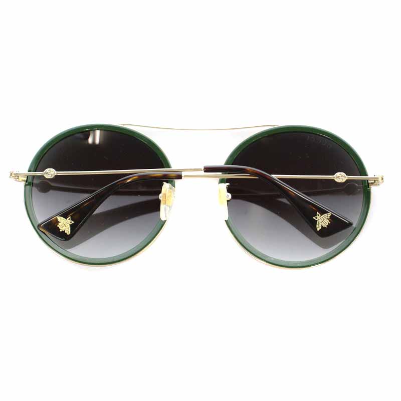 グッチ GUCCI WEB BLOCKコレクション サングラス 眼鏡 オーバル 