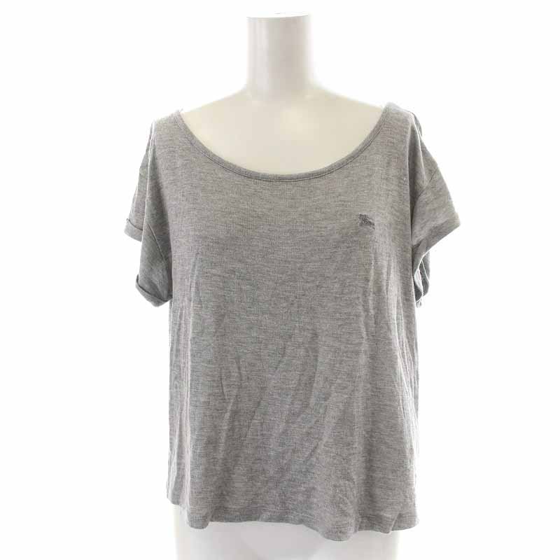 【完売品】【希少】Burberry ブルーレーベル　スタジャン　グレー　M　M 新作登場，定番人気 【完売品】【希少】Burberry ブルーレーベル