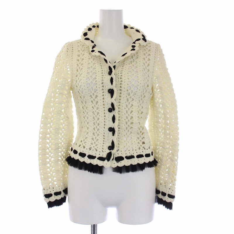 シャネル CHANEL 05P ココマーク ココボタン ニットカーディガン 長袖 
