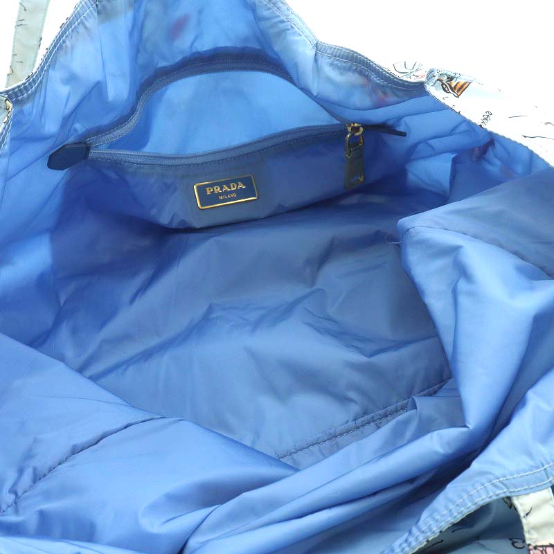 プラダ PRADA トートバッグ ハンドバッグ ショルダーバッグ 花柄