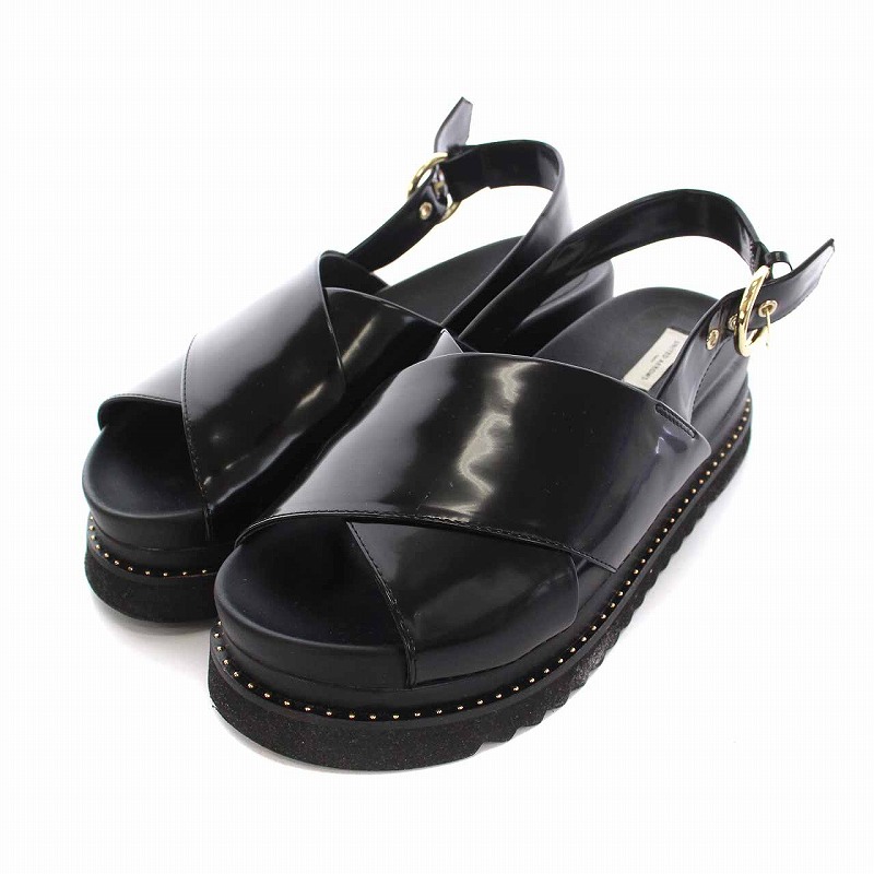 ユナイテッドアローズ UNITED ARROWS クロス バックベルト サンダル 