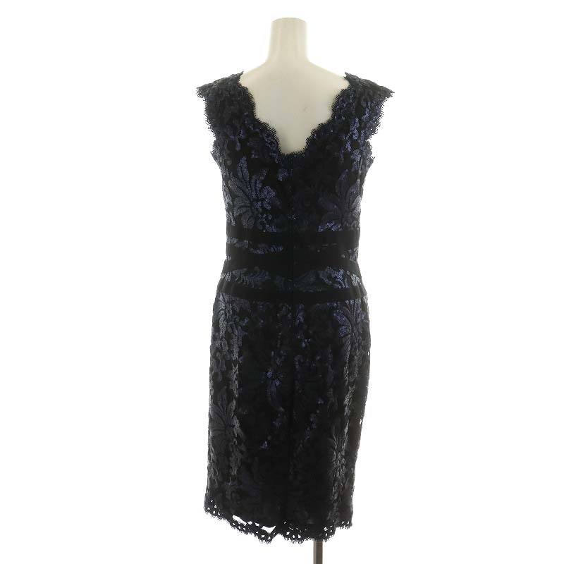 タダシショージ TADASHI SHOJI ワンピース ひざ丈 ノースリーブ レース  