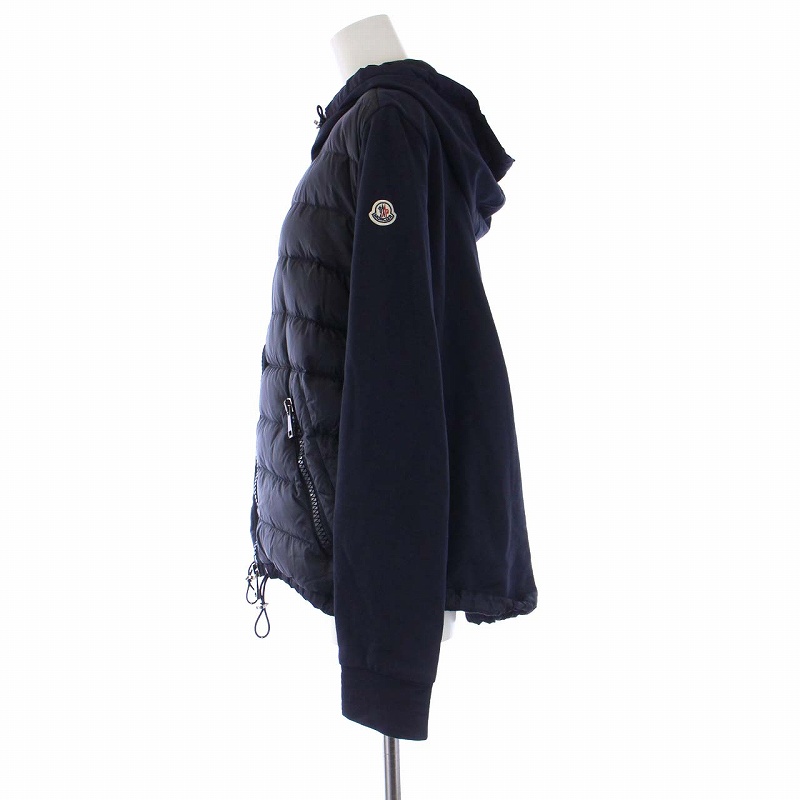 モンクレール MONCLER MAGLIA CARDIGAN ダウン スウェット 切替 