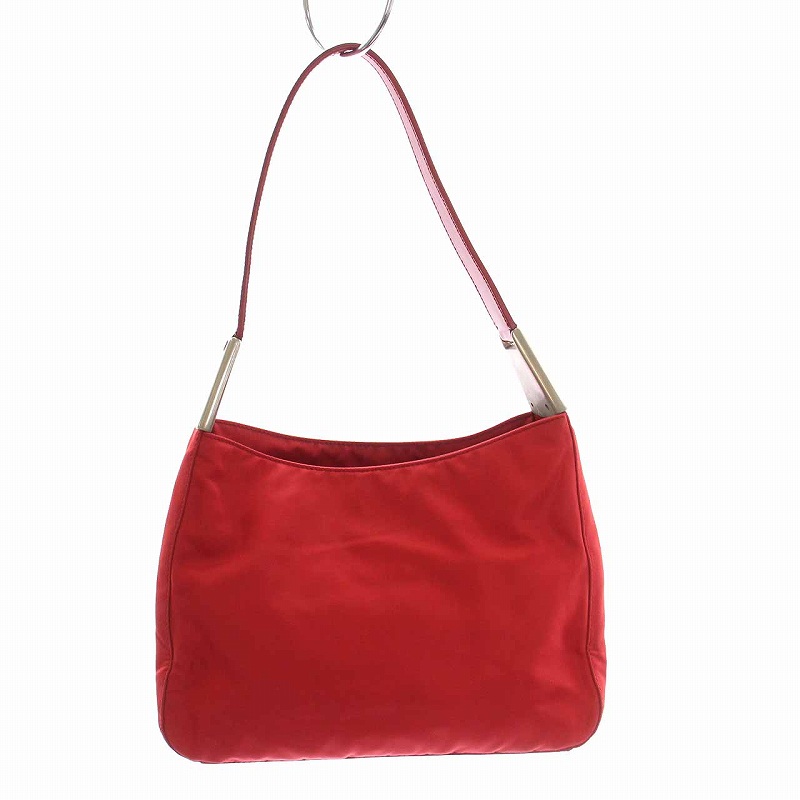 PRADA プラダ ワンショルダーバッグ ナイロン レッド