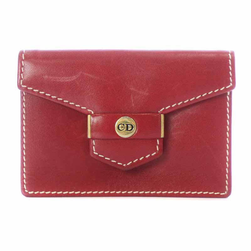 クリスチャンディオール Christian Dior カードケース 名刺入れ レザー 