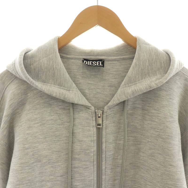 DIESEL フード付きグレージャンパー 　メンズ DIESEL フード付きグレージャンパー メンズ グレー（灰色）系