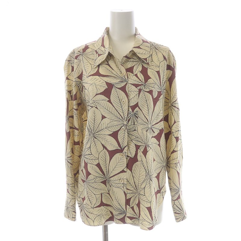 マーガレットハウエル MARGARET HOWELL 19AW HORSE CHESTNUT SILK 