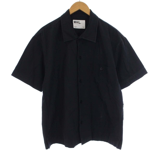 マーガレットハウエル】コットンリネンシャツ 半袖 23SS 五分袖 
