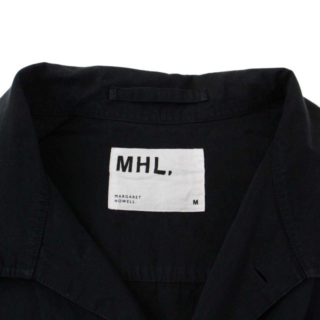 MHL MARGARET HOWELL オープンカラーシャツ リネンシャツ