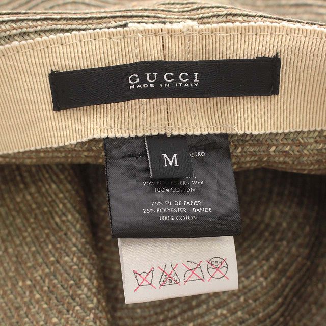 GUCCI ビーズ刺繍蜂モチーフ 麦わら帽子 2回着用超美品 楽天市場】【アパレル】GUCCI グッチ ウェブ シェリーライン