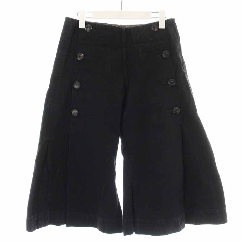 KAPITAL黒ワイドパンツ KAPITAL 黒 ワイドパンツ スタッズ付き - メルカリ