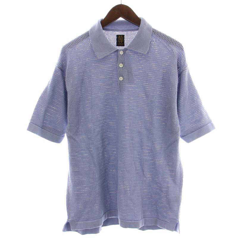 バトナー BATONER SUMMER KNIT POLO SHORT SLEEVE ニットポロシャツ 