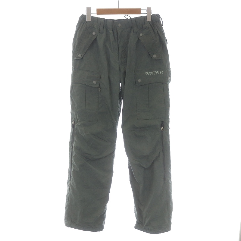 パーリーゲイツ カーゴパンツ ゴルフパンツ カーキ