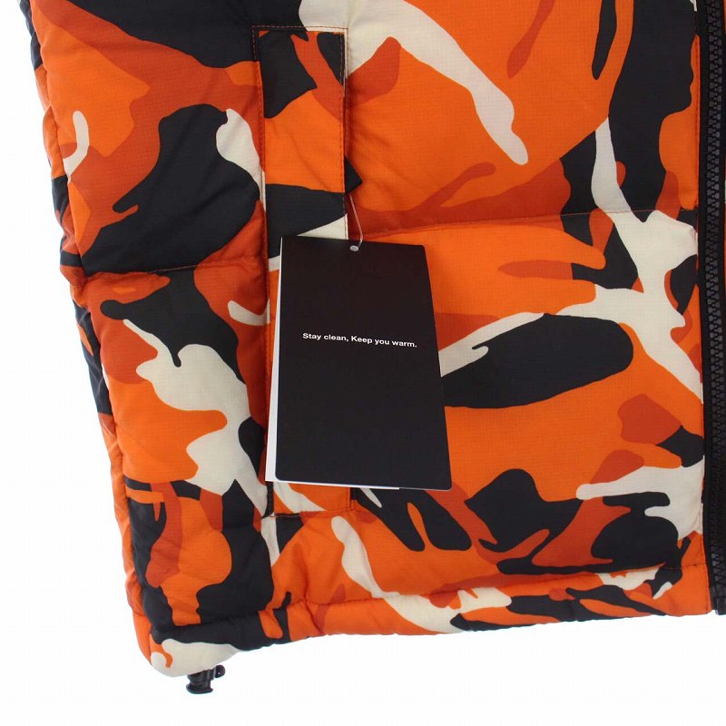 THE NORTH FACE XL ダウンベスト オレンジカモ THE NORTH FACE（ザ ノースフェイス） 30%off ノースフェイス 高品質