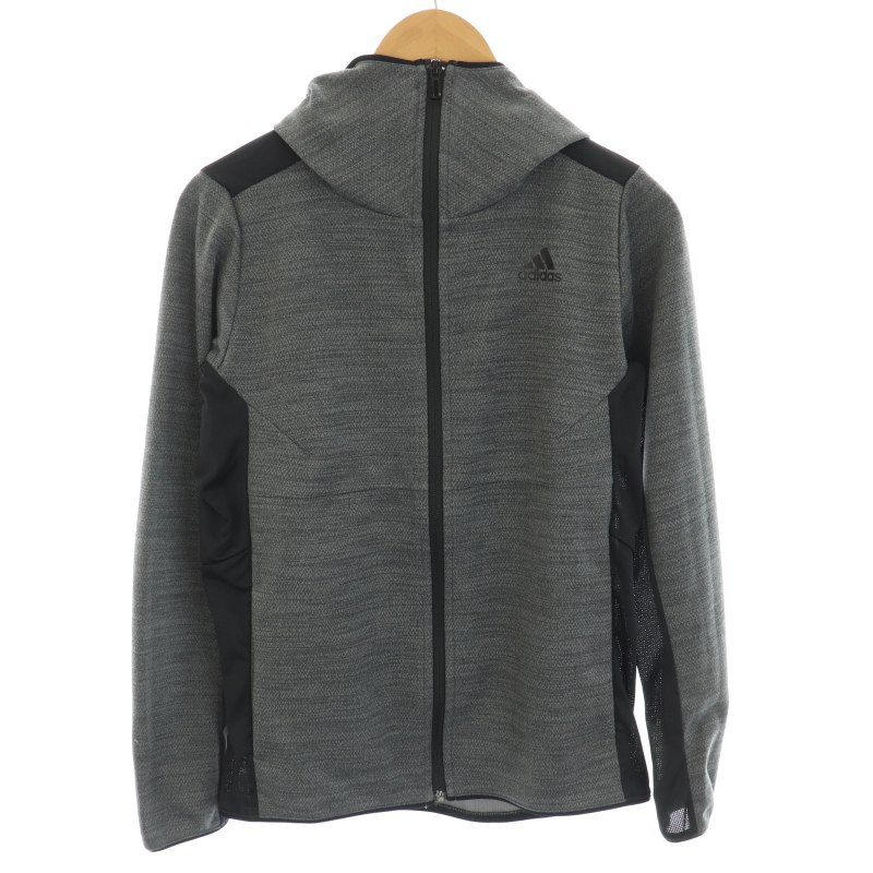 アディダス トレーニング 長袖 ジップジャケット S ブラック系 adidas メンズ 古着 adidas アディダス 3ライン トレーニング 長袖 ジップ