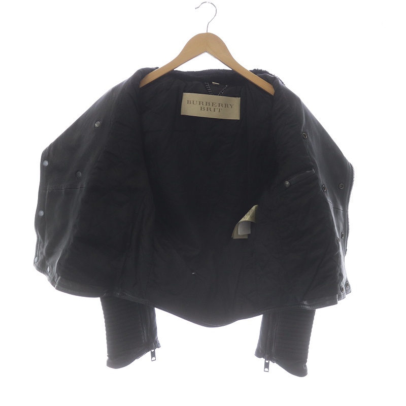 バーバリーブリット BURBERRY BRIT ライダースジャケット ダブル  