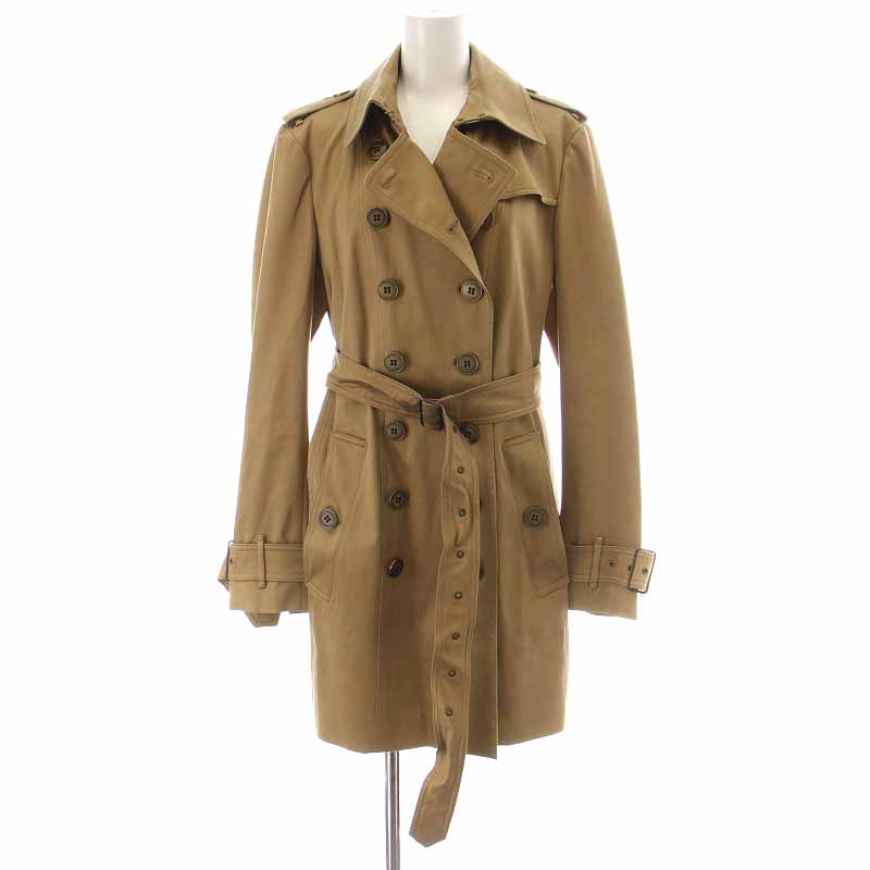 バーバリー ロンドン BURBERRY LONDON トレンチコート ミドル丈 ベルト 