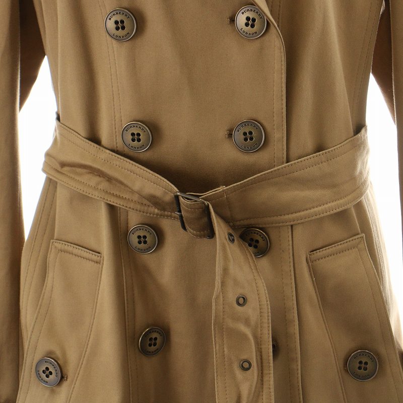 バーバリー ロンドン BURBERRY LONDON トレンチコート ミドル丈 ベルト  
