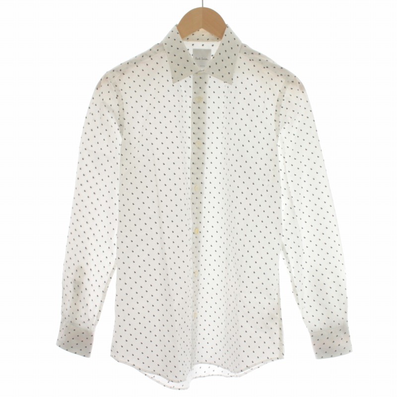 ポールスミス PAUL SMITH シャツ ブラウス 長袖 うさぎ柄 コットン M 