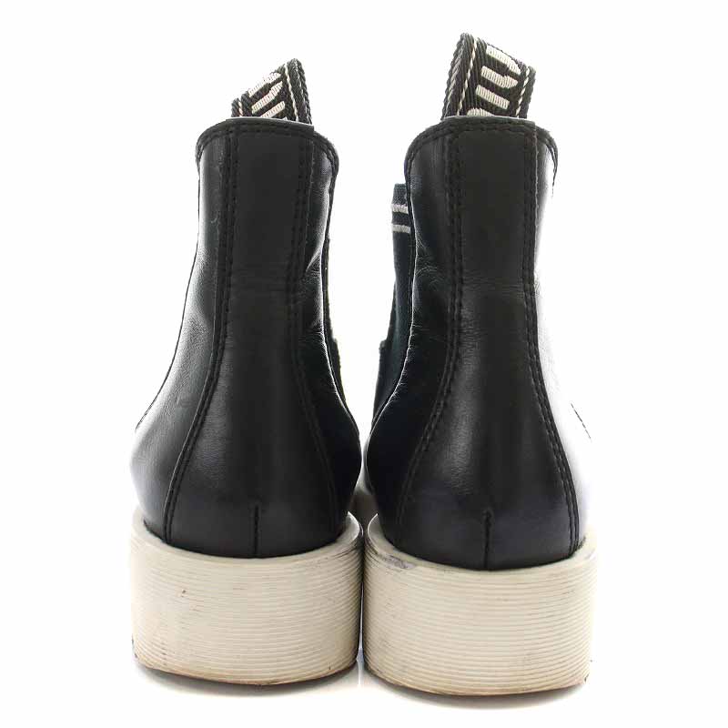 ミュウミュウ miumiu サイドゴアブーツ ショートブーツ レザー