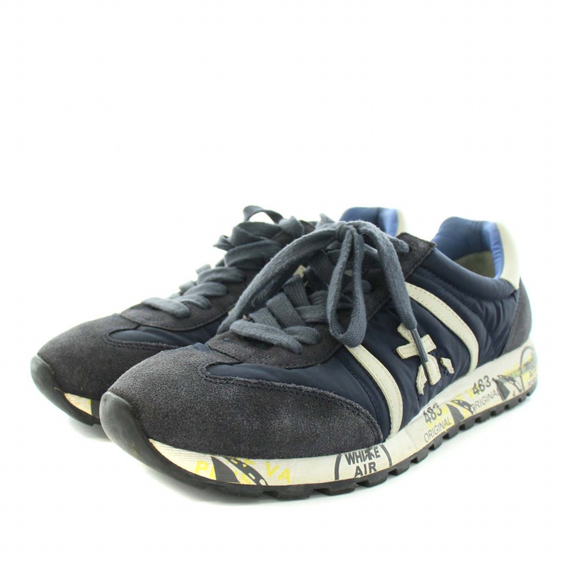 プレミアータ PREMIATA スニーカー LUCY 600 大きいサイズあり ブルー メンズ lucy-600e-navy