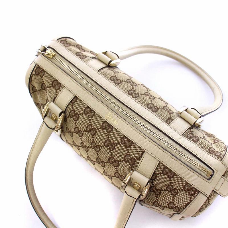 GUCCI グッチ ミニボストンバッグ アビー ベージュ レディース