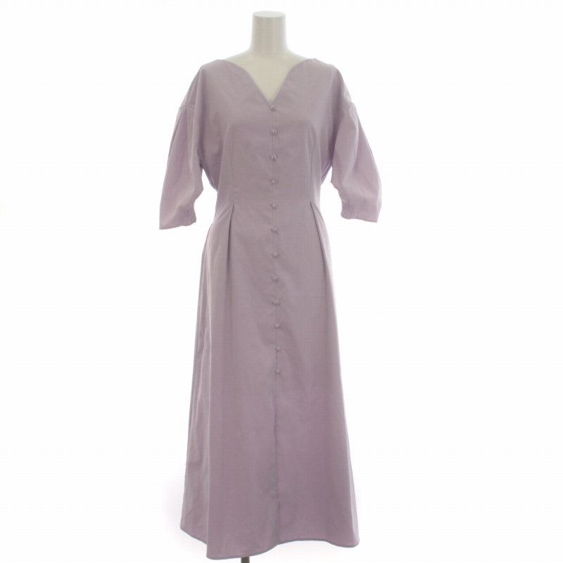アメリヴィンテージ Ameri VINTAGE 21SS LANTERN SLEEVE TUCK DRESS  