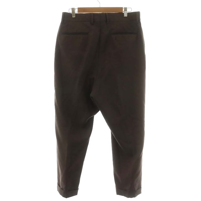 ニート NEAT 2タック ウール スラックス パンツ テーパード グレー