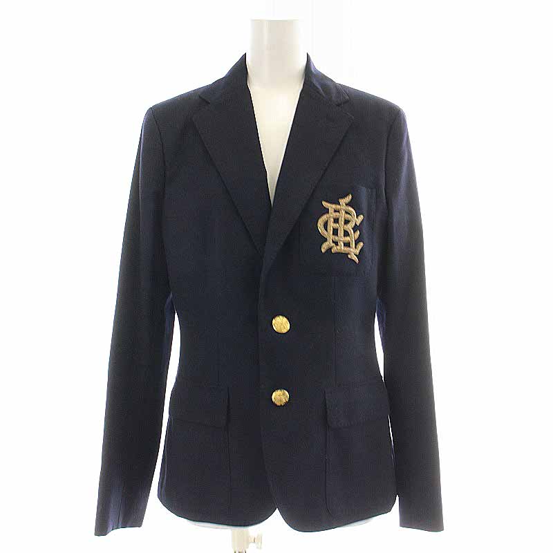 ラルフローレン RALPH LAUREN テーラードジャケット ブレザー 紺ブレ 