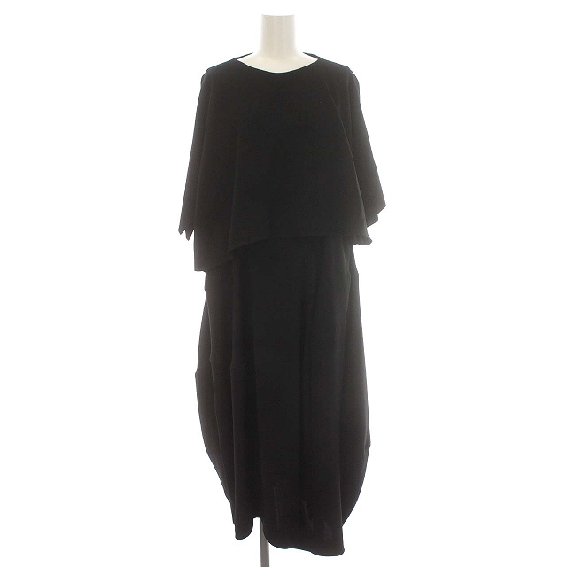 エンフォルド ENFOLD 20SS ワンピース バルーン ロング 半袖 変形 36 S  