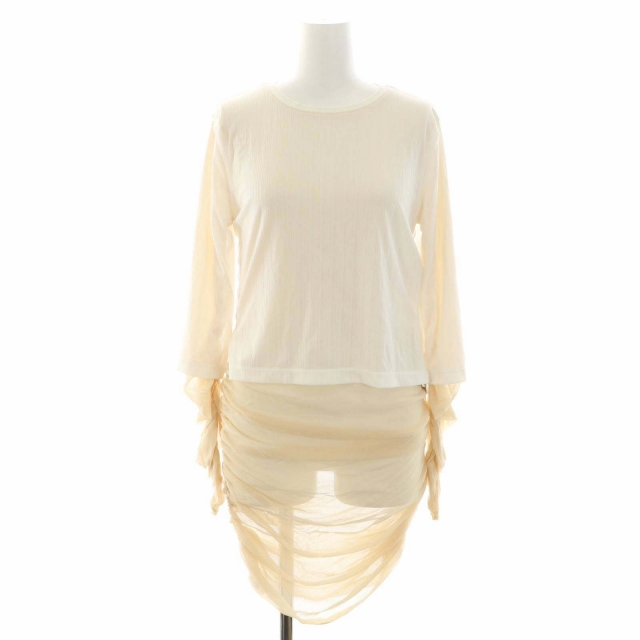 未使用品 タグ付き パーバーズ PERVERZE under see through tee 
