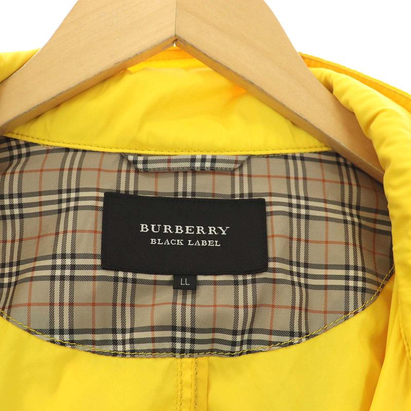 BURBERRY BLACK LABEL イエロー ナイロンジャケット