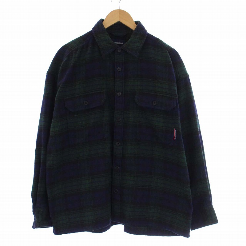 ディセンダント DESCENDANT VANNING CHECH LS SHIRT チェックシャツ 