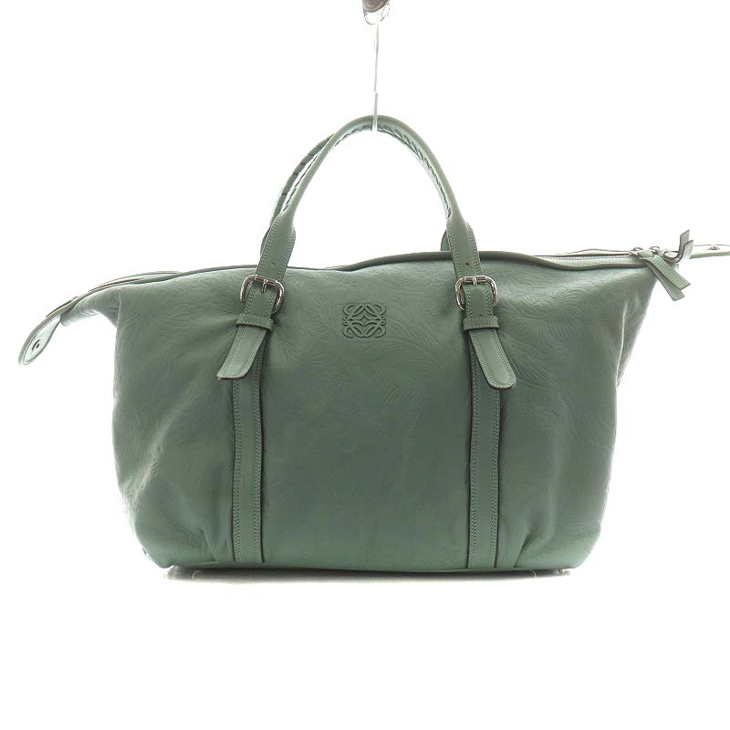 ロエベ LOEWE アナグラム ハンドバッグ ショルダーバッグ フラワー 型 