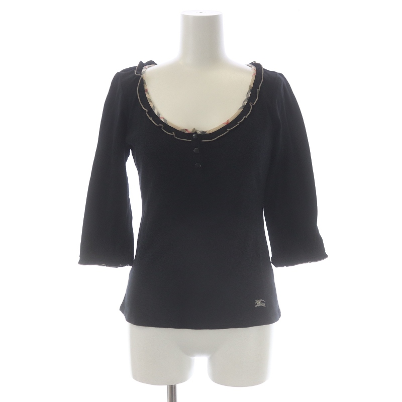 バーバリーブルーレーベル BURBERRY BLUE LABEL Tシャツ カットソー 深 