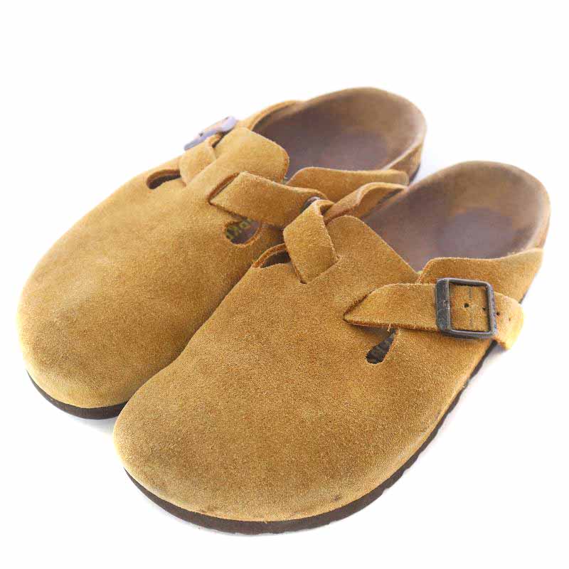 ビルケンシュトック BIRKENSTOCK ボストン サンダル スエード 23cm 茶  