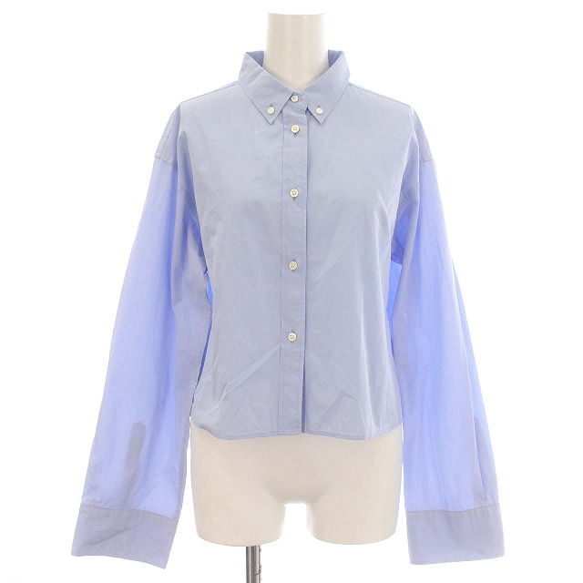 エブリデイアイライク 23SS Cropped BD シャツ ライトブルー エブリデイアイライク 23SS Cropped BD シャツ ライトブルー