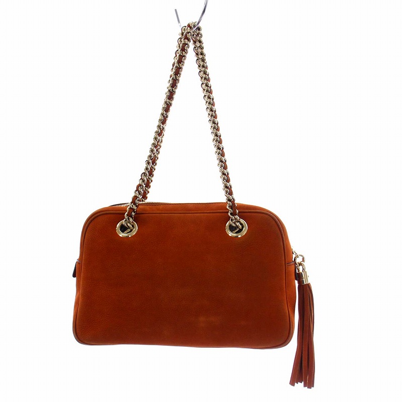 グッチ GUCCI ソーホー インターロッキングG チェーンショルダーバッグ  