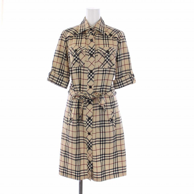 バーバリーブルーレーベル BURBERRY BLUE LABEL ウエスタンシャツ 