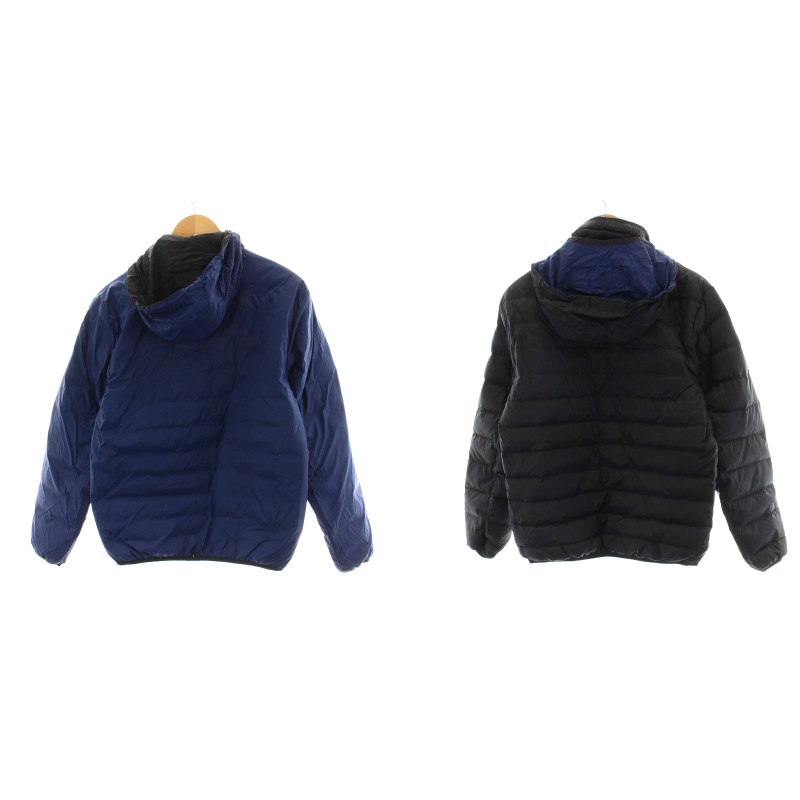 コーチ COACH ダウンジャケット リバーシブル フード ナイロン 黒