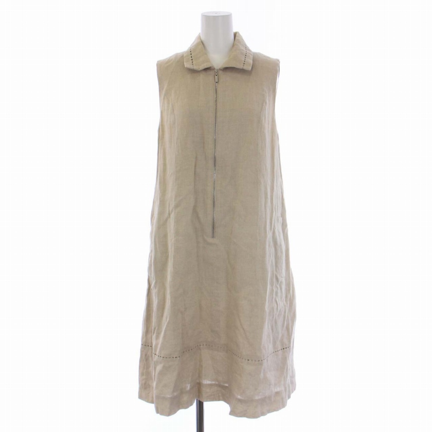フォクシー FOXEY Dress Summer Leaf シャツ ワンピース ひざ丈 