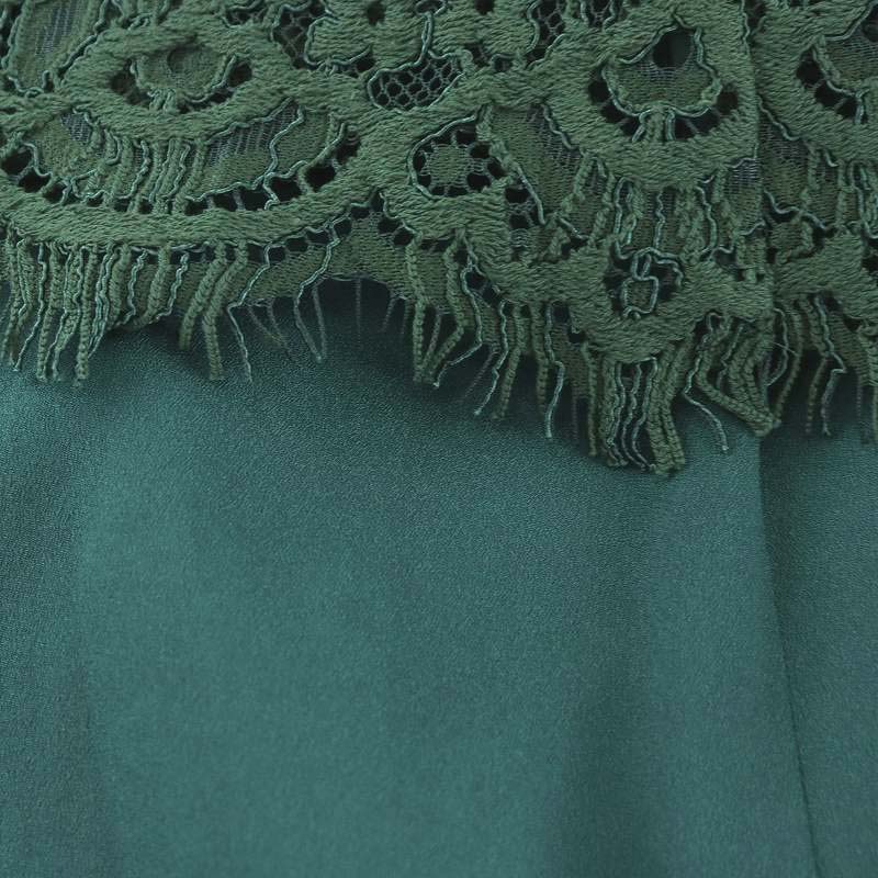 イエナ IENA 21AW フラワーレースフレアスカート ミモレ ロング 34 XS  