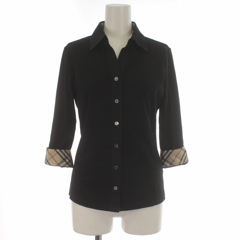バーバリー ロンドン BURBERRY LONDON シャツ ブラウス 七分袖 