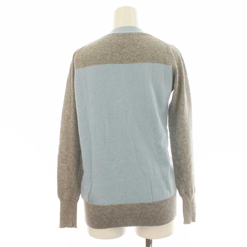 スリードッツ three dots ニットカーディガン 長袖 Vネック カシミヤ混 