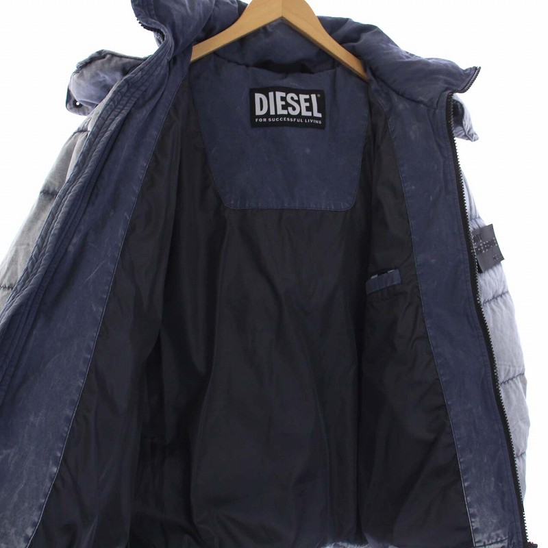20AW DIESEL ディーゼル　W-EVACID ダウンジャケット DIESEL（ディーゼル）の「メンズ ダウンジャケット ガーメントダイ