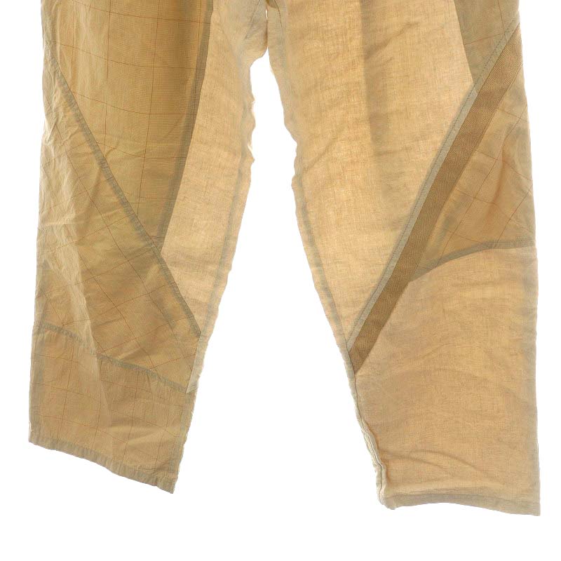 masao shimizu マサオ シミズ パンツ 再構築 ドッキング リネン 麻 2 M
