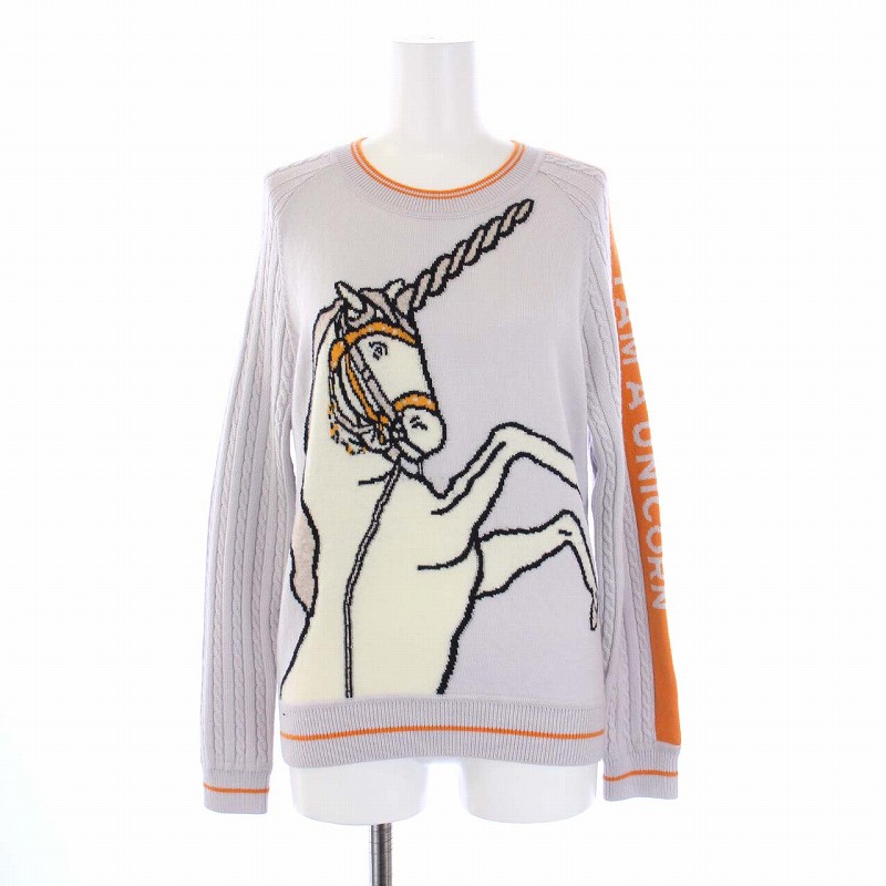 バーバリー BURBERRY Emmie Unicorn Intarsia Wool Sweater ニット  
