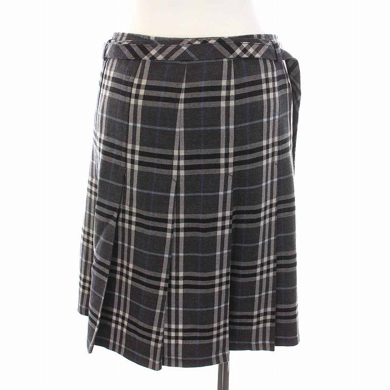 バーバリーブルーレーベル BURBERRY BLUE LABEL プリーツ スカート