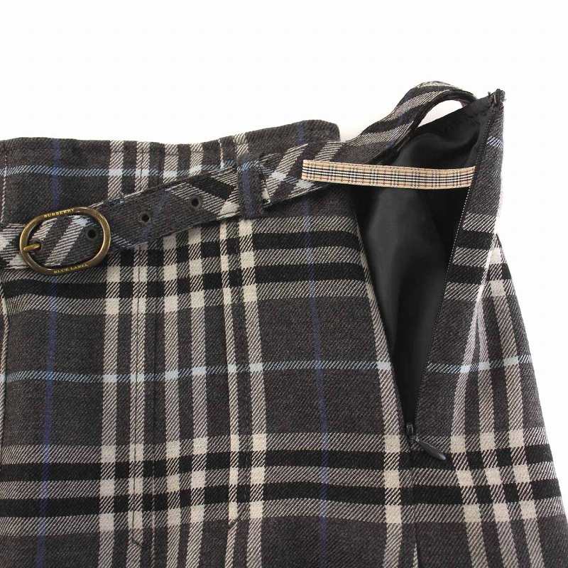 バーバリーブルーレーベル BURBERRY BLUE LABEL プリーツ スカート